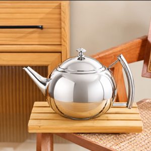Large Elegant Stainless Steel Teapot - New Product