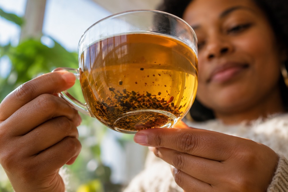 Why Are There Small Particles in My Herbal Tea?