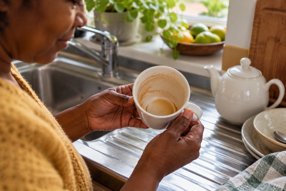 Why Does Herbal Tea Leave Marks Inside a Cup?